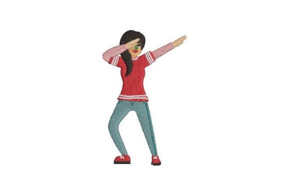 A Designer's Review of the Girl Dabbing Embroidery Design