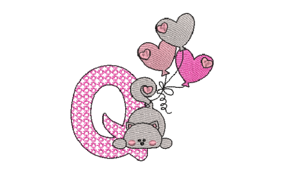 Letter Q Cat Sketch: A Seasonal Embroidery Designer's Review
