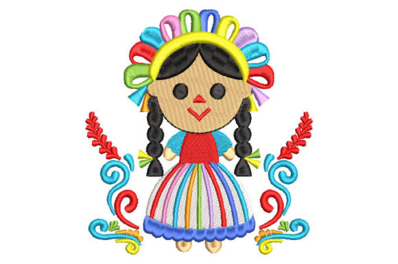 Mexican Lele Doll with Flowers: A Designer’s Review