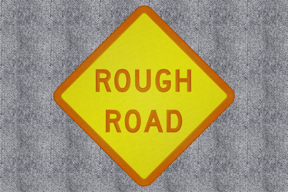 Rough Road Sign: A Seasonal Embroidery Review