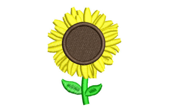 Sunflower Flower with Leaves: A Hands-On Review for Embroidery Designers